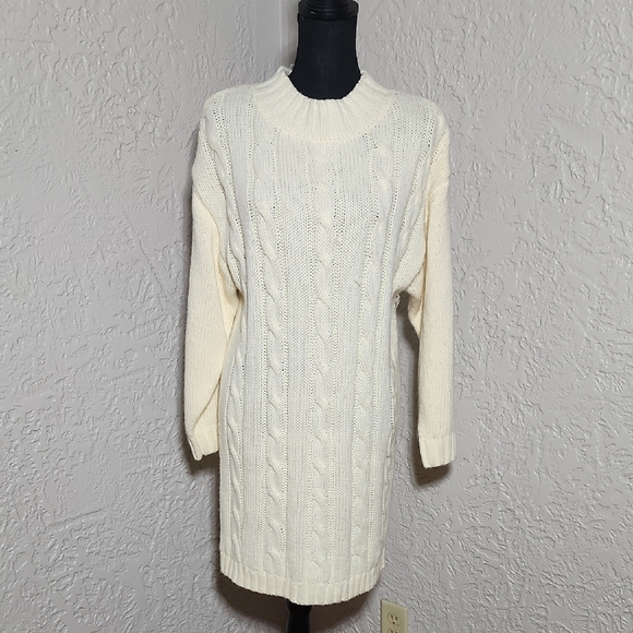 LOST + WANDER SWEATER DRESS - Picture 1 of 5